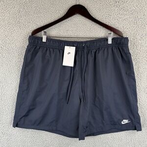 NEW Nike Club 6'' Woven Flow University Navy Athletic Shorts Mens XL FN3307-451